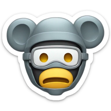 Bender with mickey ears sticker