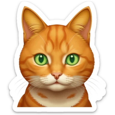 cat hanging in there sticker