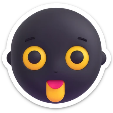 curious face emoji sticker