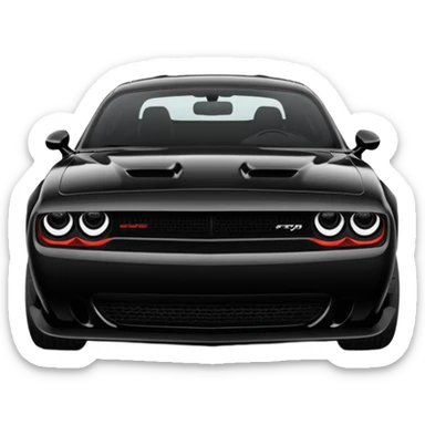 dodge challenger demon 170 front sticker