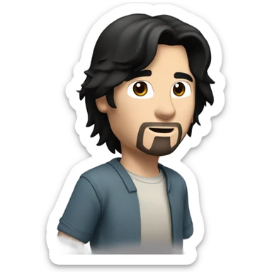 young Keanu reevs  sticker