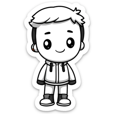 cool person avatar sticker