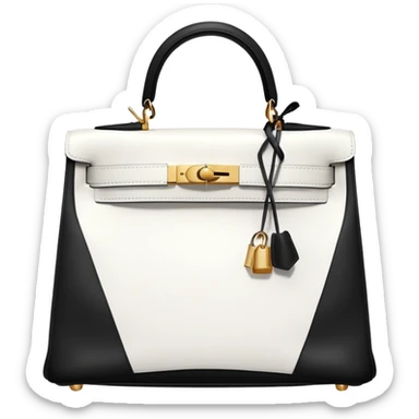  white kelly hermes bag sticker