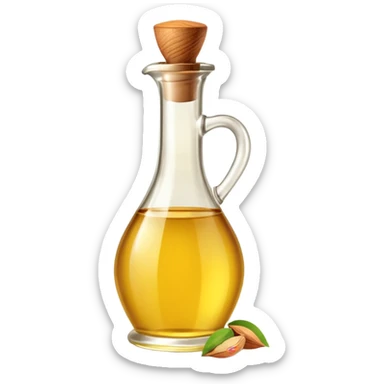 Almond oil sticker