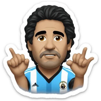 maradona sticker