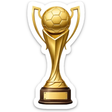 FIFA World Cup trophy sticker