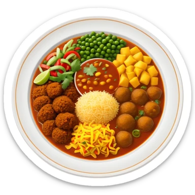 Delicious Ethiopian food sticker