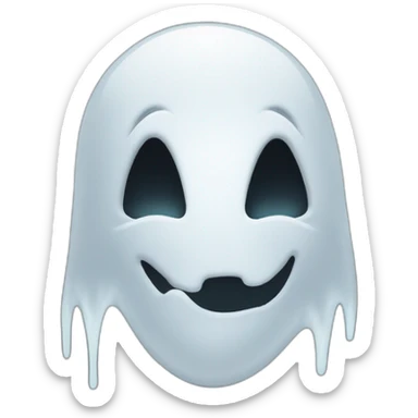 ghost face from scary movie sticker
