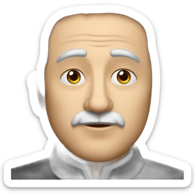 Gérard De pardieu qui voit dieu  sticker