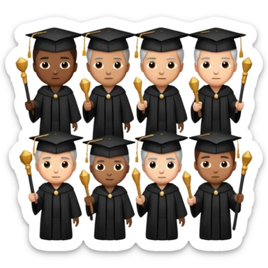 Judges with Gavels sticker