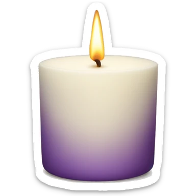 fragrance candle with texture feeling, no emoji sticker