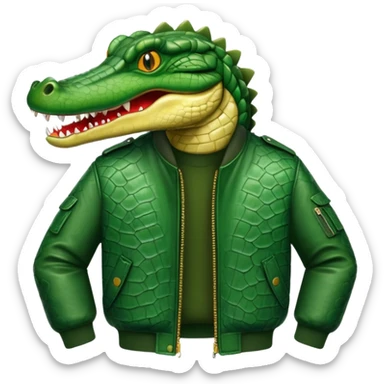 Cocodrilo bombardero sticker