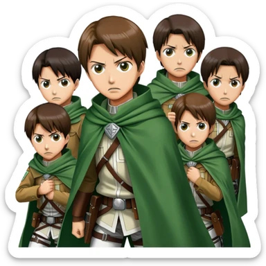 bataillon d'exploration de l'attaque des titans sticker