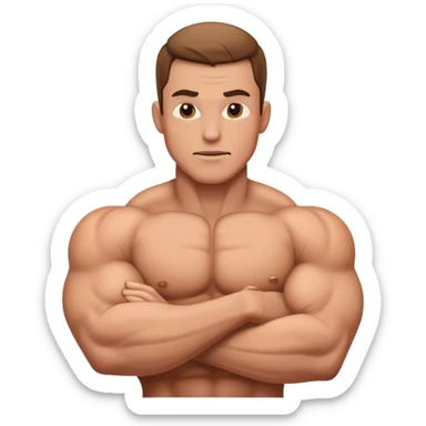 Naked man with big penis sfw sticker