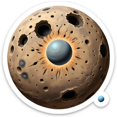 Realstic Planet 9 sticker