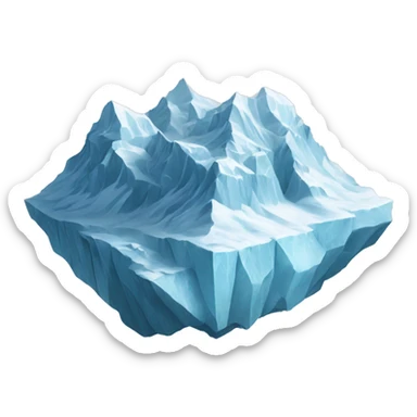 glacier sticker
