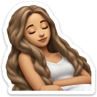 Ariana Grande sleeping sticker