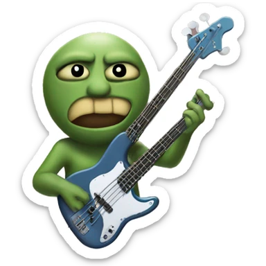 Spirit In The Sky Bass sticker