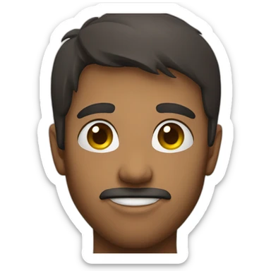 1 on dice face up sticker