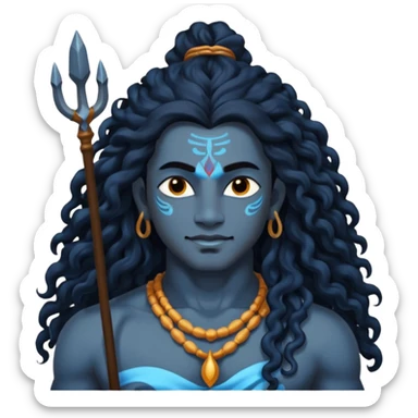 Mahadev real god  shiv sticker