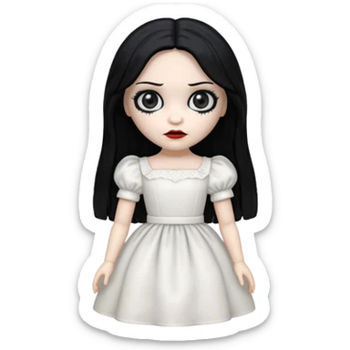 Annabelle doll from The Conjuring movie sticker