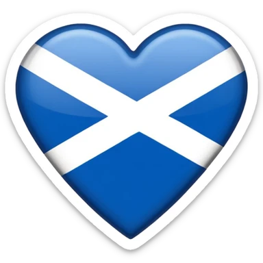 blue scotish pin for map sticker