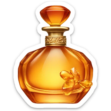 perfume bottle amber romance sticker