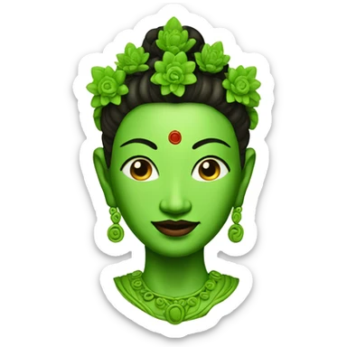 Green Tara sticker