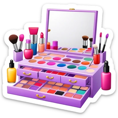 makeup vanity  sticker