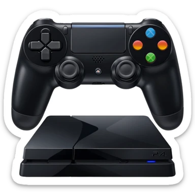 ps4 console sticker