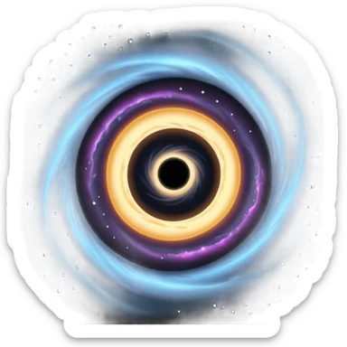 black hole sticker