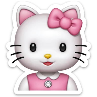 Cute hello kitty sticker
