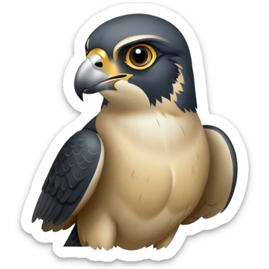 Peregrine falcon sticker