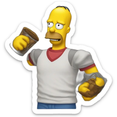 Homersimson sticker