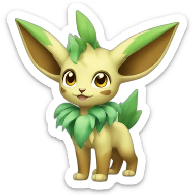 Leafeon Pokemon sticker