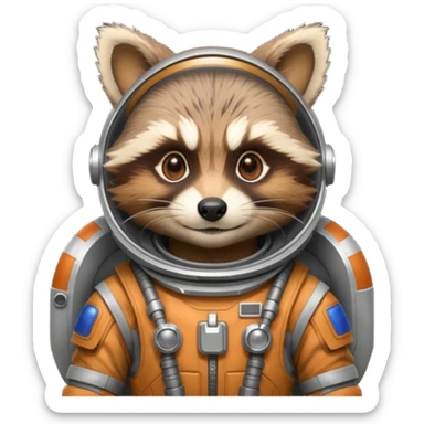Rocket (racoon) from Guardians of the Galaxy movie sticker