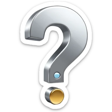 interrogante sticker