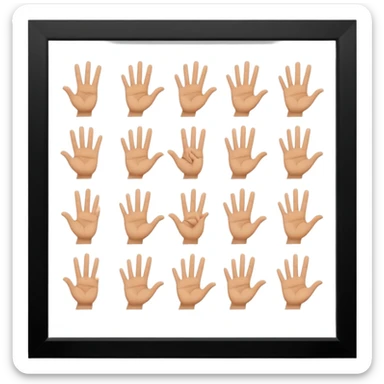 sign language for "a" to "z" for as per sign language sticker