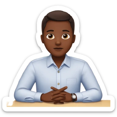 comversacion dentro de un restauant  sticker