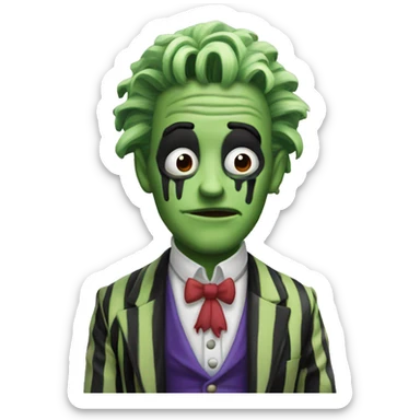 Beetle juice  sticker