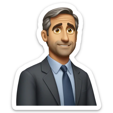 steve carell sticker