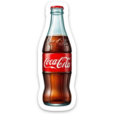 Coca cola bottle  sticker