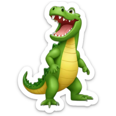 Croc top vêtements sticker