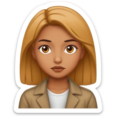 hot girl with attitude sticker