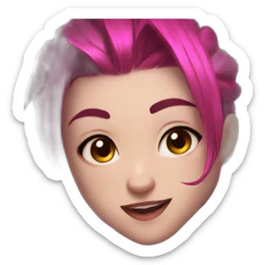 Jinx league of legend sticker