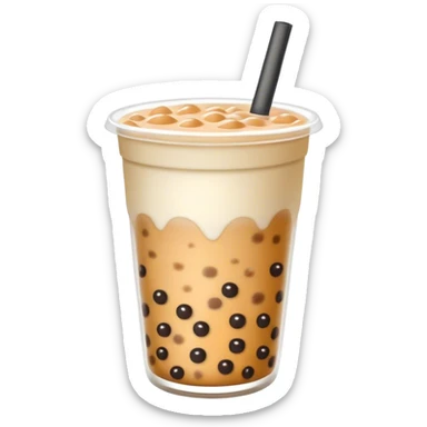 A boba cup sticker