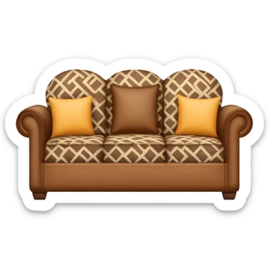 Couch or lamp in box
 sticker