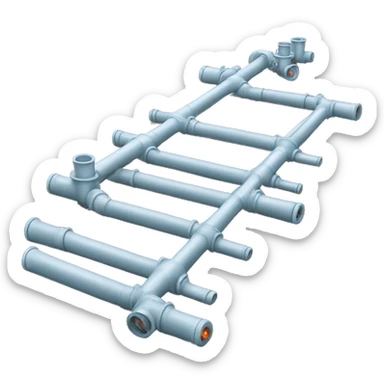 gas distribution pipeline sticker