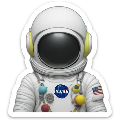 astronaut by KAWS sticker