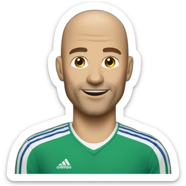 Zidane basketteur sticker